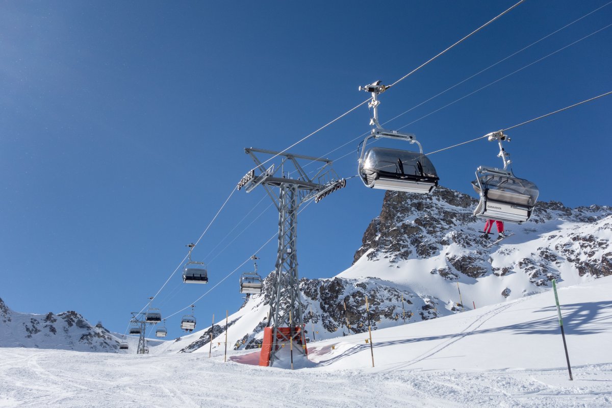 Sesselbahn Lej Saluver-Fuorcla Grischa, März 2019