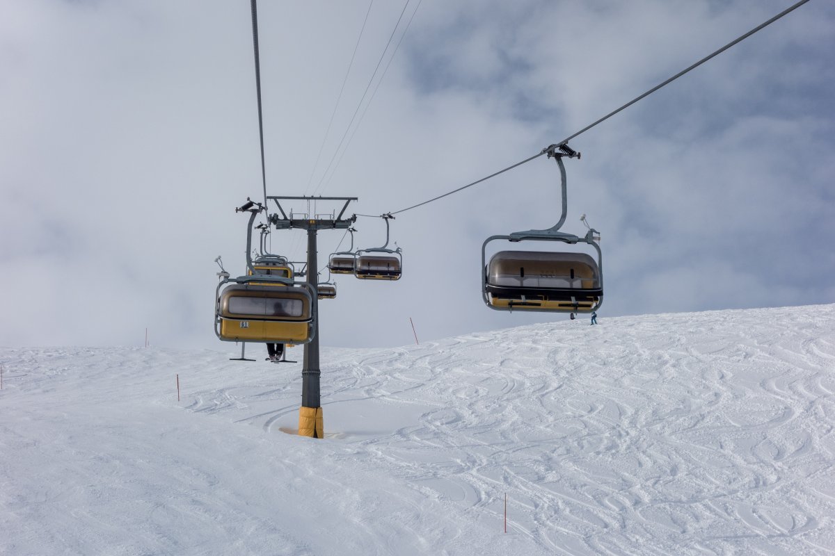 Sesselbahn Randolins-Munt da San Murezzan, März 2019