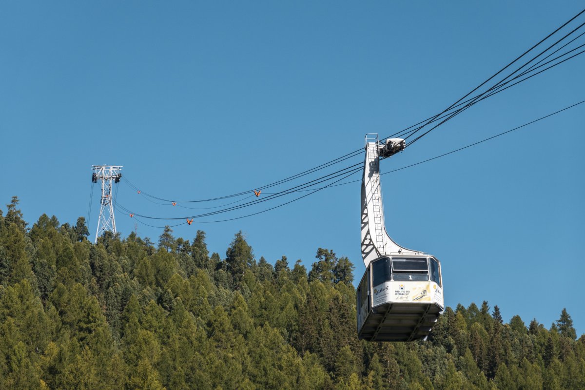 Luftseilbahn St. Moritz Bad-Signal, September 2023
