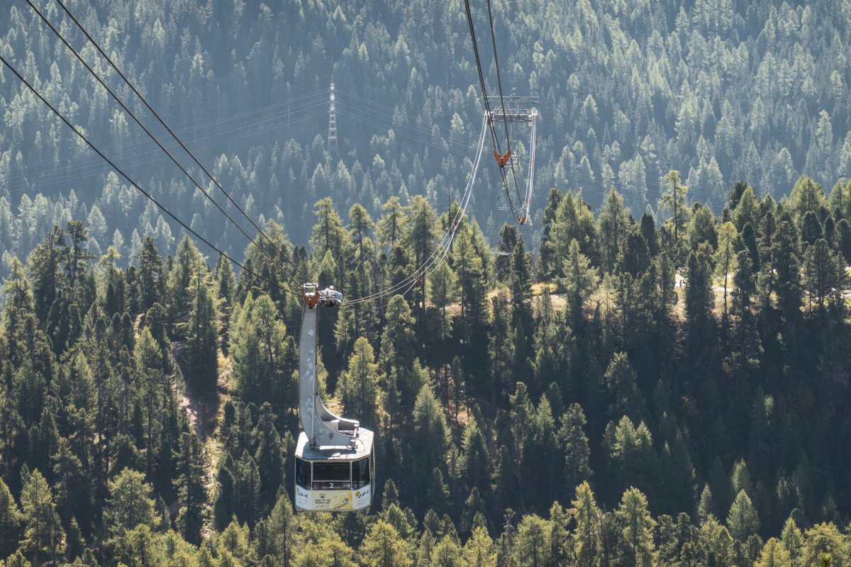 Luftseilbahn St. Moritz Bad-Signal, September 2023
