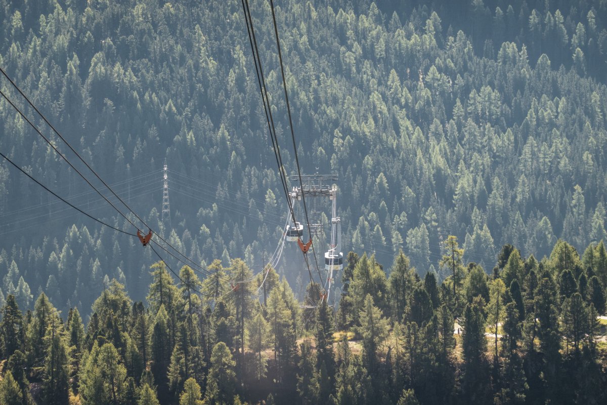 Luftseilbahn St. Moritz Bad-Signal, September 2023