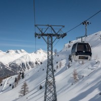 Kabinenbahn Celerina-Marguns, März 2019