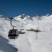 Kabinenbahn Celerina-Marguns, März 2019