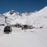 Kabinenbahn Celerina-Marguns, März 2019