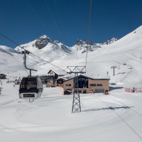 Kabinenbahn Celerina-Marguns, März 2019