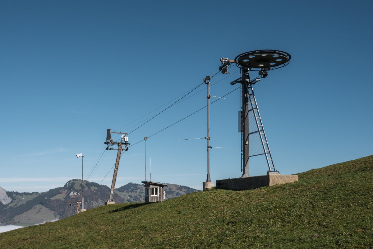 Bergstation des Schlepplifts Mäggisweid, Oktober 2022