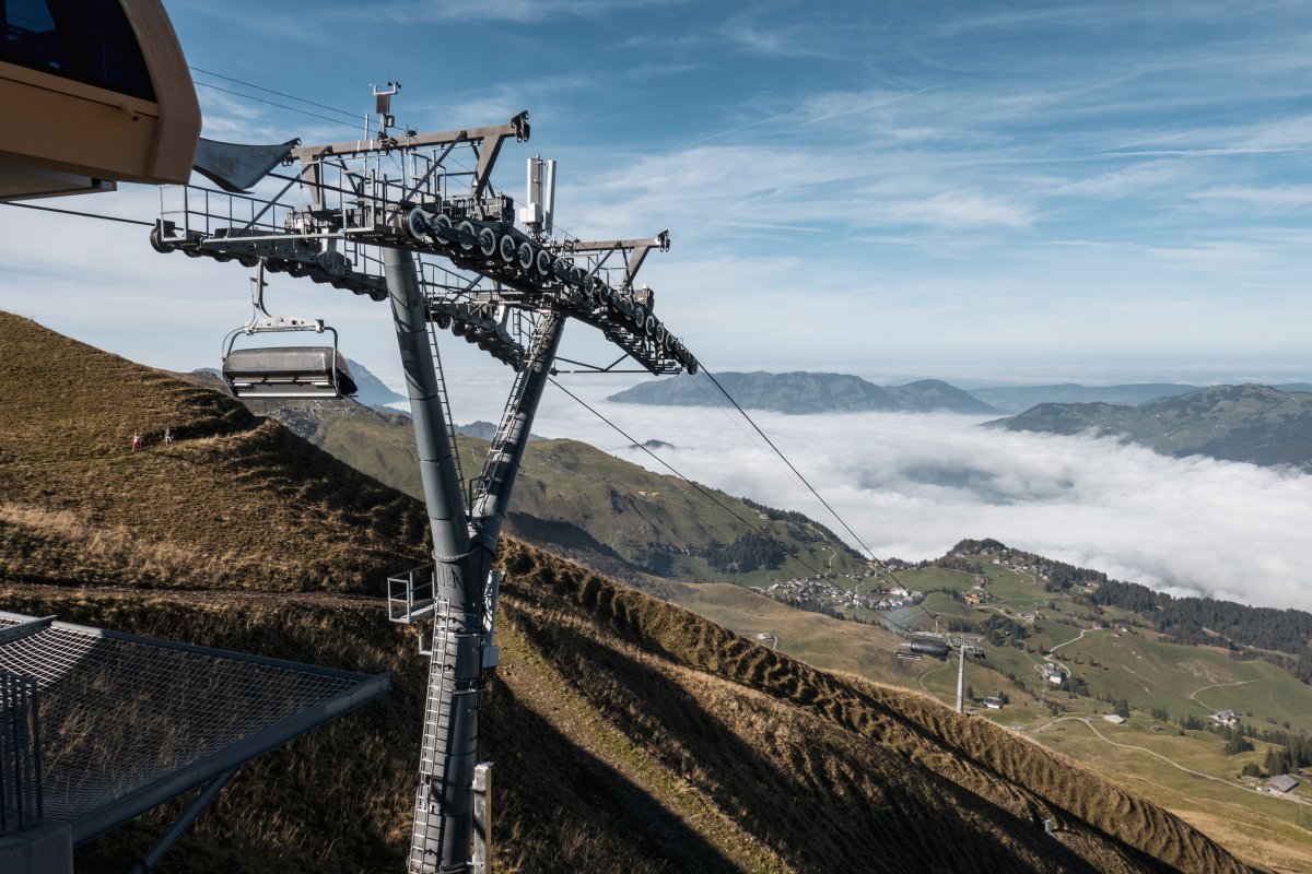 Sesselbahn Klingenstock, Oktober 2022