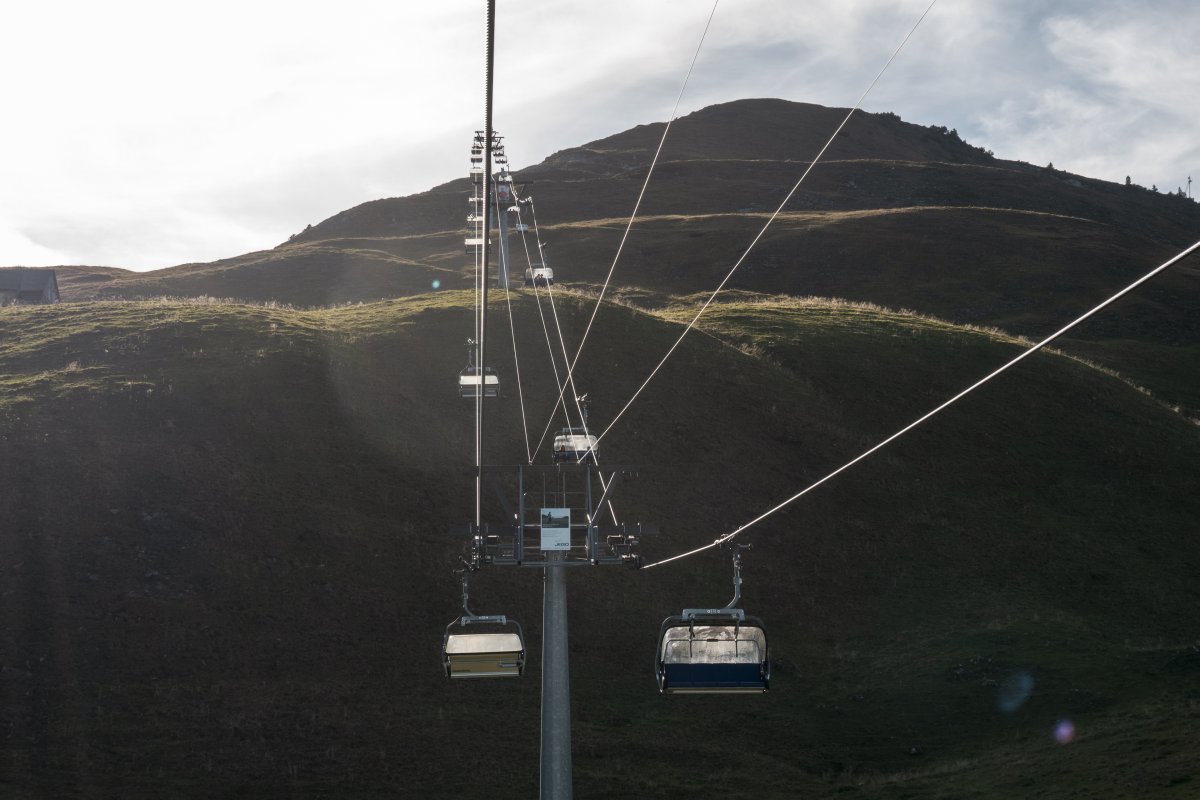 Sesselbahn Mettlen-Fronalpstock, Oktober 2022