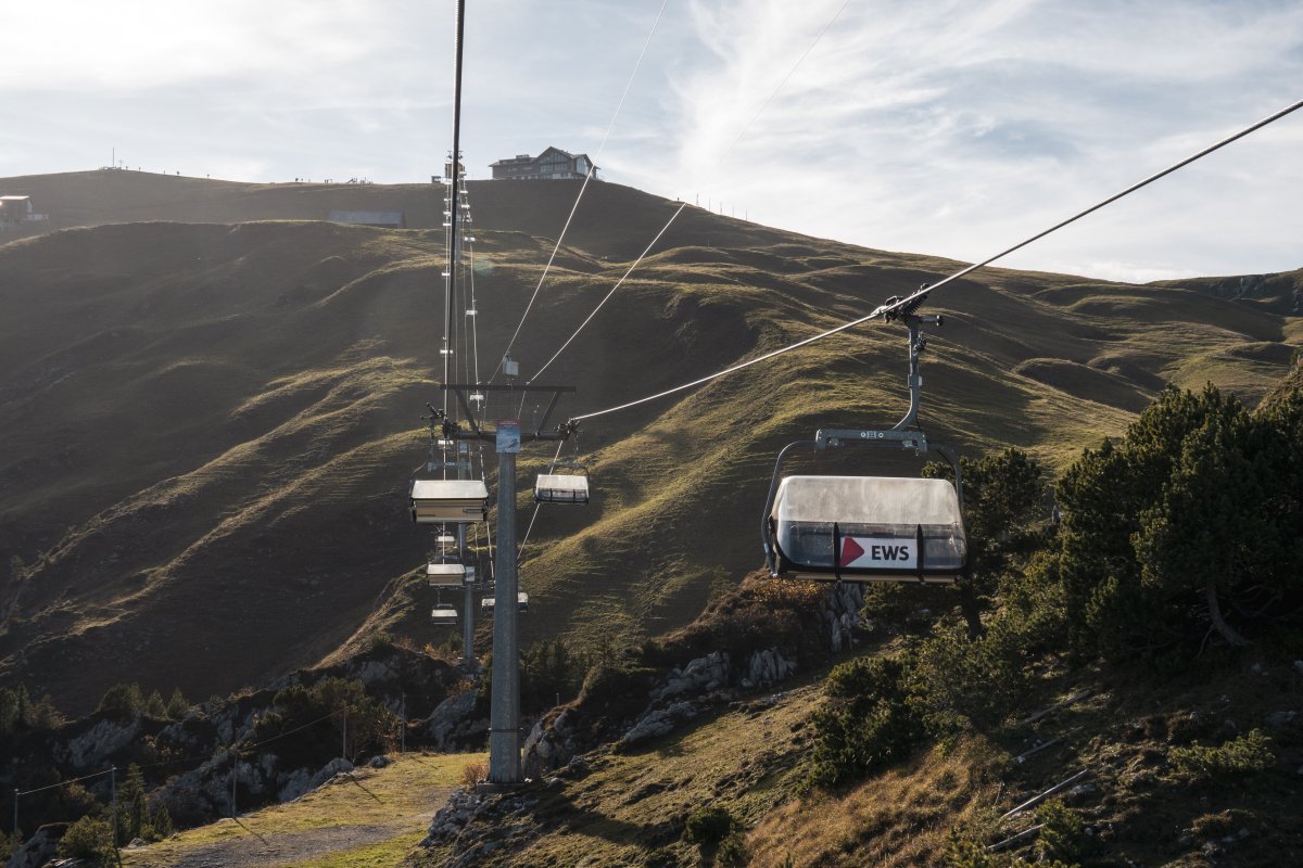 Sesselbahn Mettlen-Fronalpstock, Oktober 2022