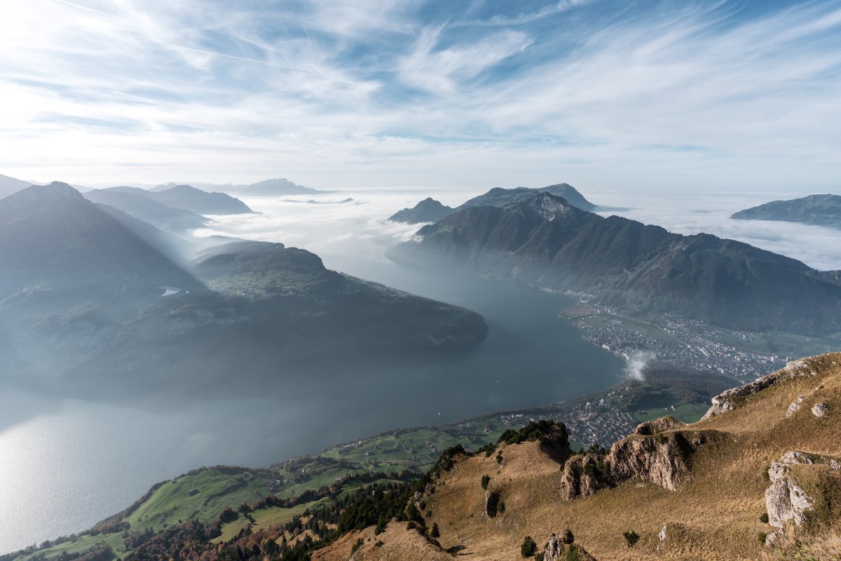 Panorama vom Fronalpstock, Oktober 2022