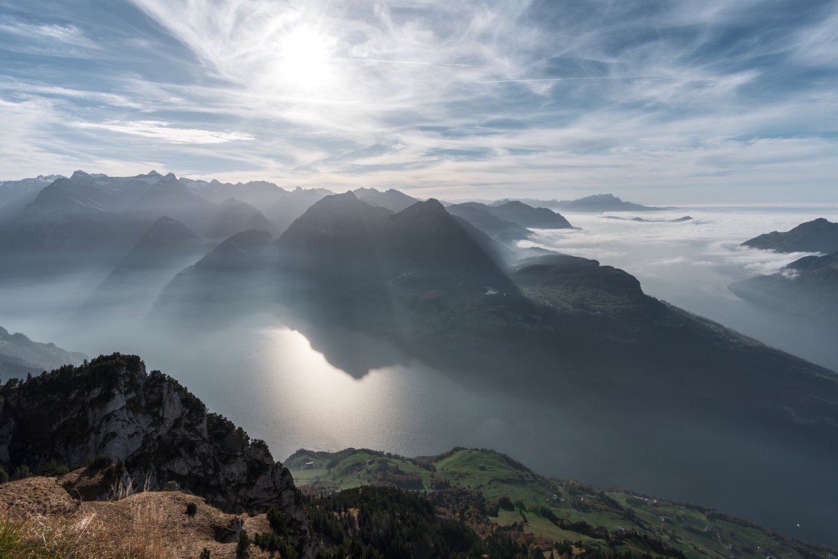 Panorama vom Fronalpstock, Oktober 2022