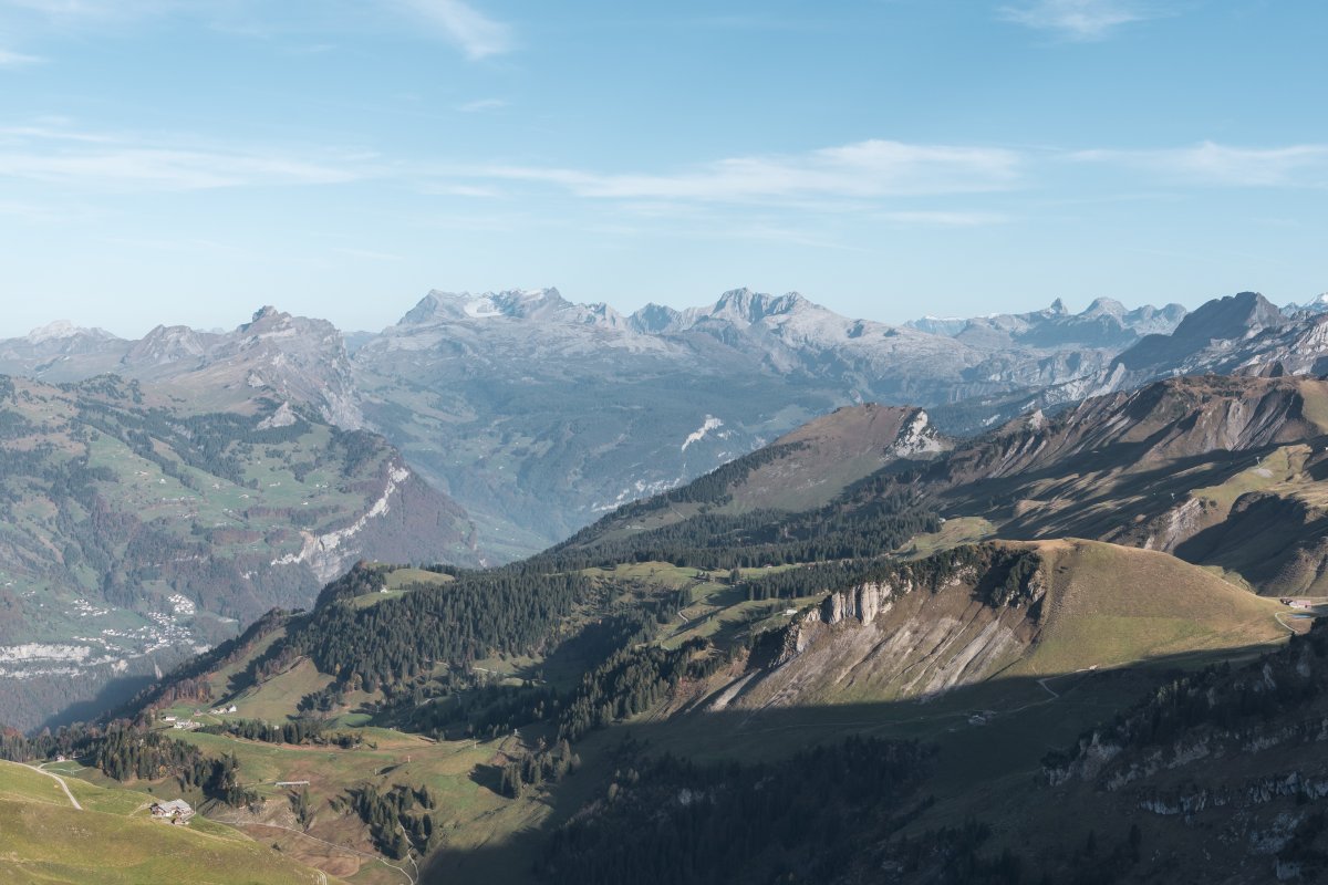 Panorama vom Fronalpstock, Oktober 2022