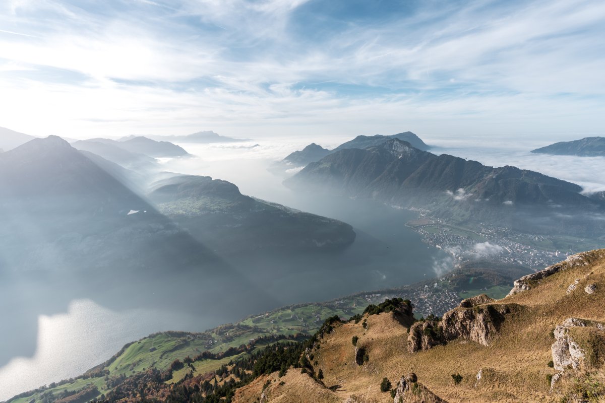 Panorama vom Fronalpstock, Oktober 2022