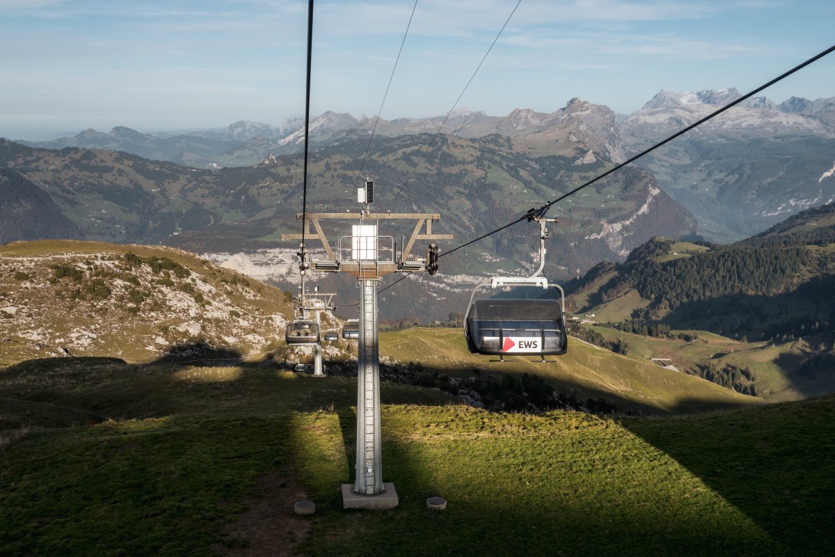 Sesselbahn Mettlen-Fronalpstock, Oktober 2022