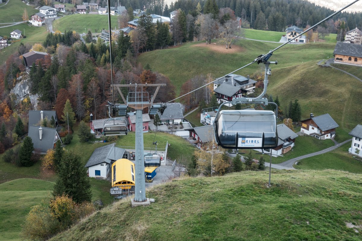 Sesselbahn Mettlen-Fronalpstock, Oktober 2022