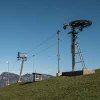 Bergstation des Schlepplifts Mäggisweid, Oktober 2022