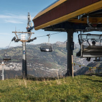 Bergstation der Sesselbahn Stoos-Mettlen, Oktober 2022