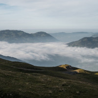 Trasse des ehemaligen Schlepplifts Charrenstöckli-Fronalpstock, Oktober 2022