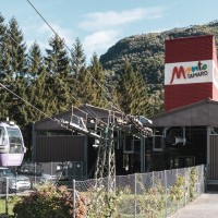 Talstation der Kabinenbahn Rivera-Piano di Mora, September 2019
