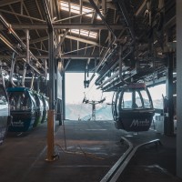 Bergstation der Kabinenbahn Piano di Mora-Alpe Foppa, September 2019