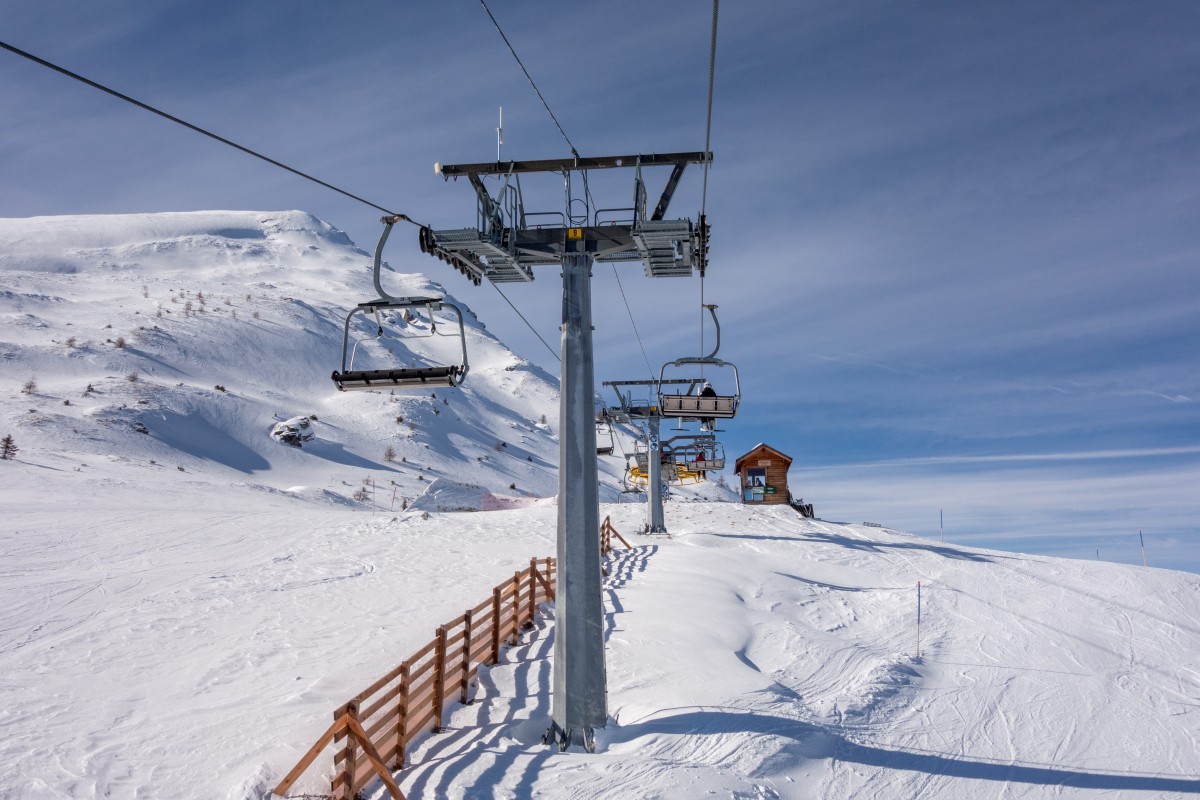 Sesselbahn Spiezman-Hühnerchöpf, Februar 2016