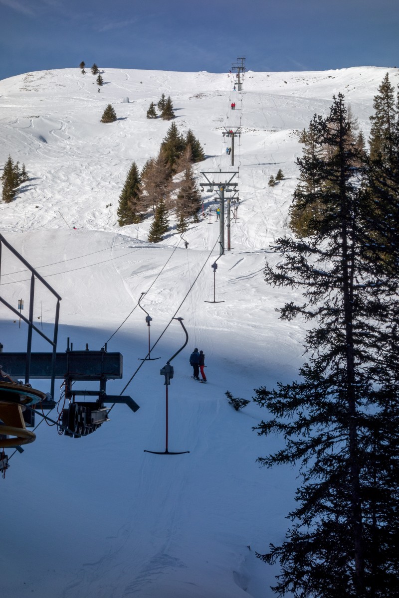 Talstation des Schlepplifts Jochalp, Februar 2016