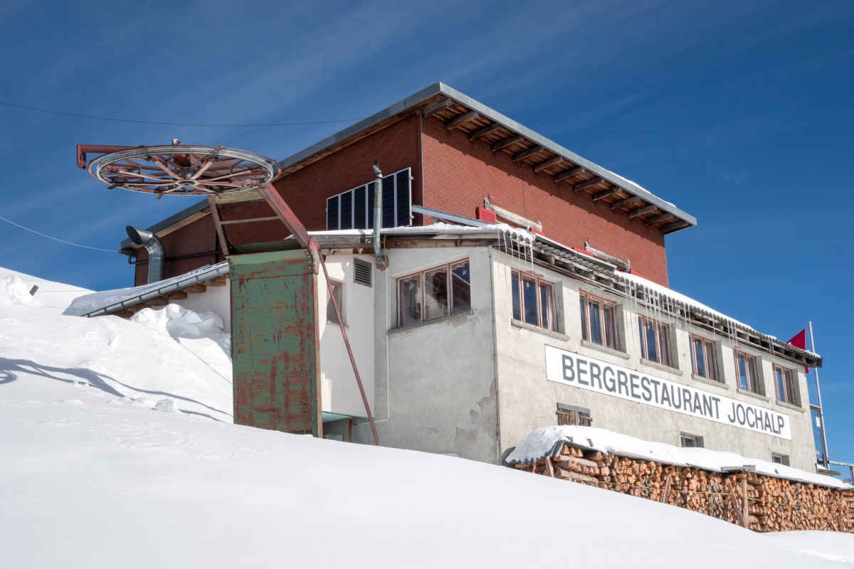 Ehemaliger Schlepplift Jochalp, Februar 2016