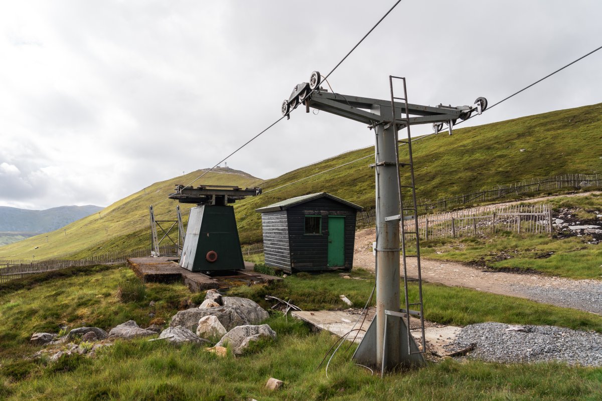 Talstation des Schlepplifts Butcharts, Juni 2024