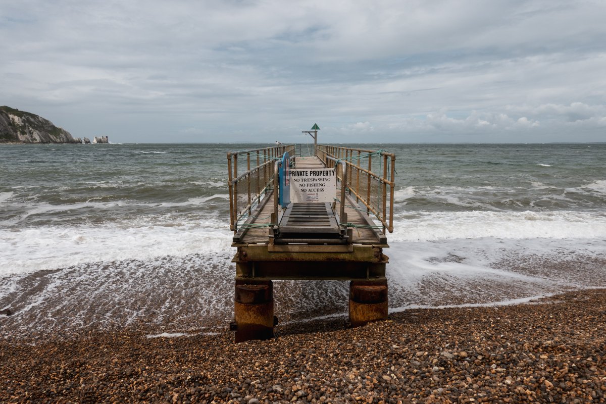 Küste an der Isle of Wight, Juni 2024