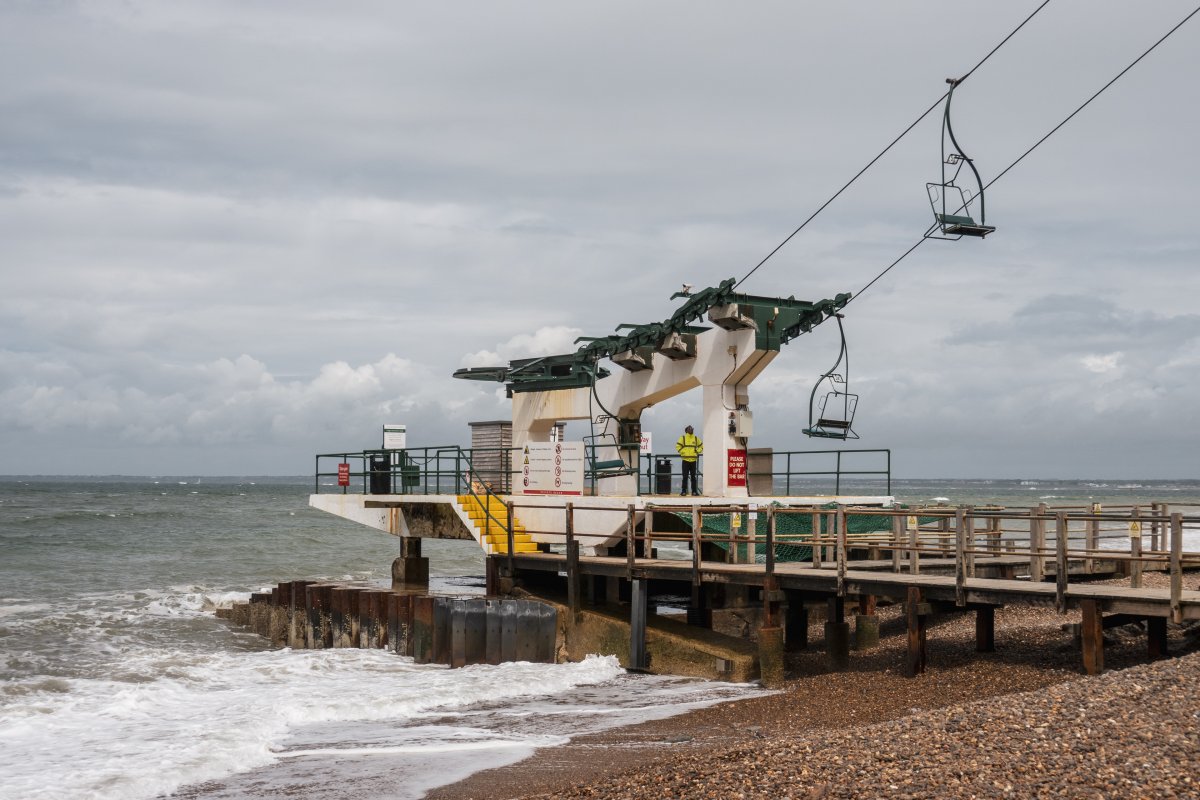 Talstation der Sesselbahn The Needles, Juni 2024