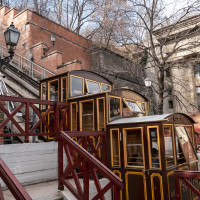 Standseilbahn Budavári Sikló, März 2025
