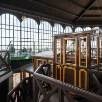 Bergstation der Standseilbahn Budavári Sikló, März 2025