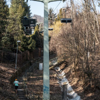 Sesselbahn Zugliget-János hegy, März 2025