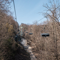 Sesselbahn Zugliget-János hegy, März 2025