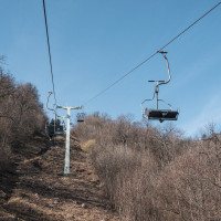 Sesselbahn Zugliget-János hegy, März 2025