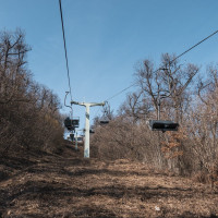 Sesselbahn Zugliget-János hegy, März 2025