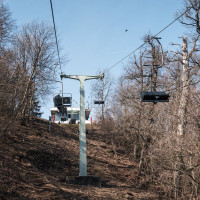 Sesselbahn Zugliget-János hegy, März 2025