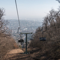 Sesselbahn Zugliget-János hegy, März 2025