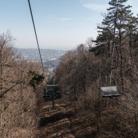 Sesselbahn Zugliget-János hegy, März 2025