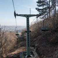 Sesselbahn Zugliget-János hegy, März 2025