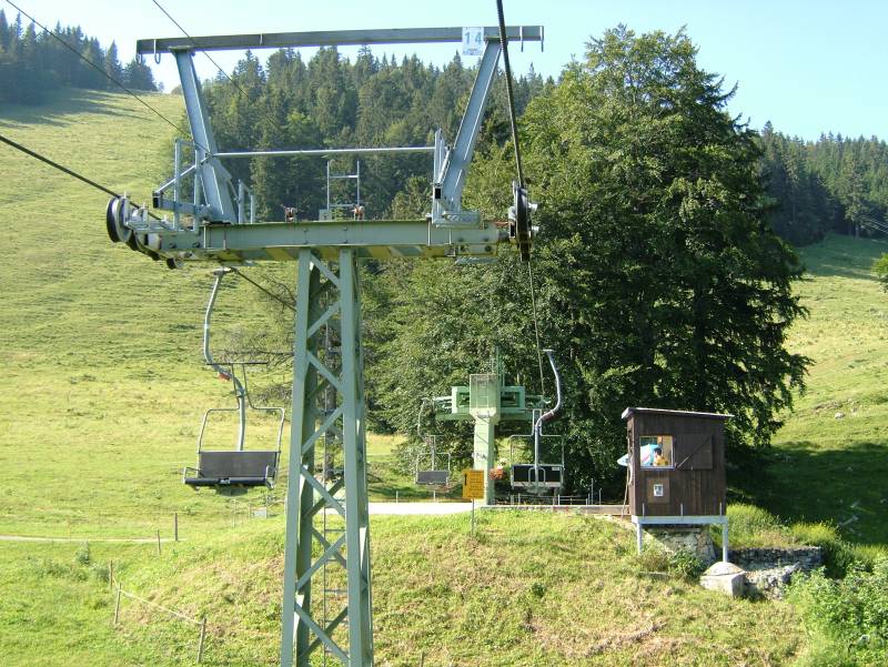 Sesselbahn Buttes-La Robella, Juli 2006