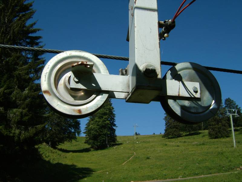 Schlepplift Crêt des Lisières, Juli 2006