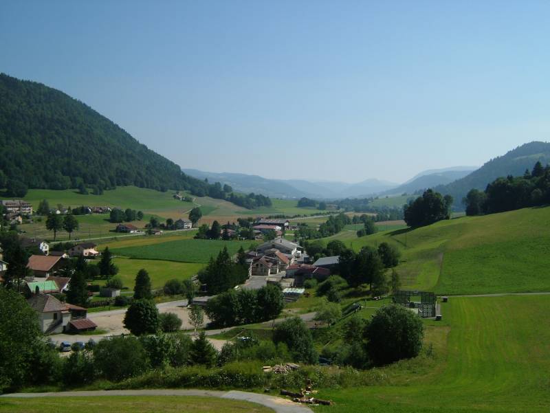 Jurassische Landschaft in Buttes, Juli 2006
