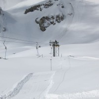Bergstation Schlepplift Nouva, März 2008