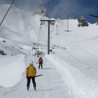 Schlepplift Mont Rouge, März 2008