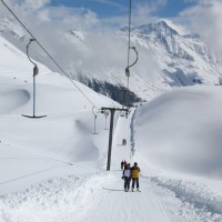 Schlepplift Mont Rouge, März 2008