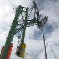 Schlepplift Fontanesses, März 2008