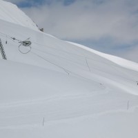 Bergstation Schlepplift Fontanesses, März 2008