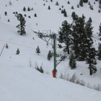 Kurve Schlepplift Les Fontanesses, März 2008