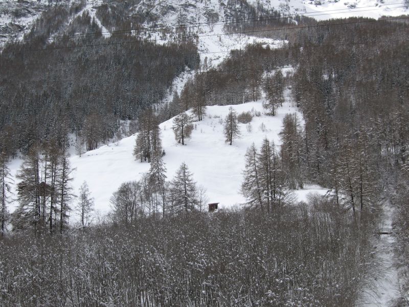 In diesem Bereich standen die Schlepplift Lotrey 2 und 3, März 2008